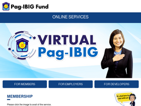 'pagibigfundservices.com' screenshot