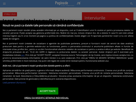'paginademedia.ro' screenshot