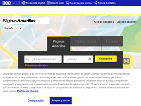 'paginasamarillas.es' screenshot