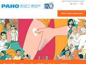 'paho.org' screenshot