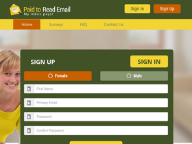 'paid-to-read-email.com' screenshot