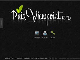 'paidviewpoint.com' screenshot