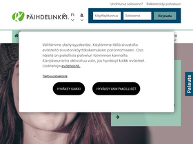 'paihdelinkki.fi' screenshot
