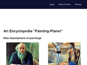 'painting-planet.com' screenshot