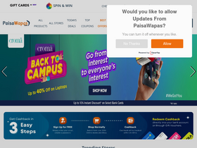 'paisawapas.com' screenshot