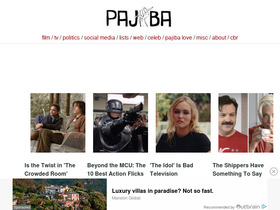 'pajiba.com' screenshot