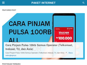 'paketinternet.net' screenshot