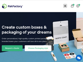 'pakfactory.com' screenshot