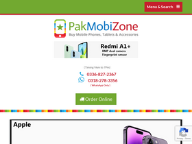 'pakmobizone.pk' screenshot