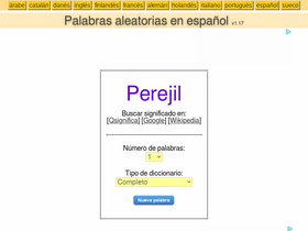 'palabrasaleatorias.com' screenshot