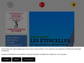 'palais-decouverte.fr' screenshot