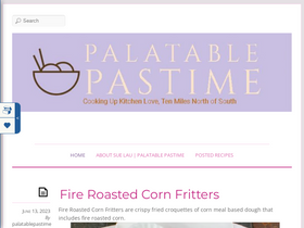 'palatablepastime.com' screenshot