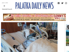 'palatkadailynews.com' screenshot