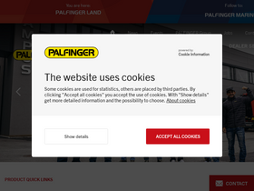 'palfinger.com' screenshot