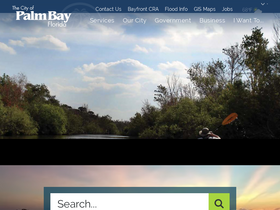 'palmbayflorida.org' screenshot