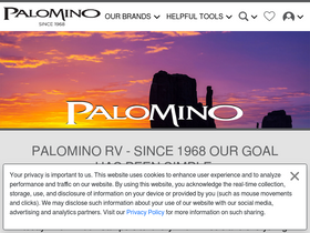 'palominorv.com' screenshot