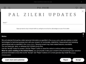 'palzileri.com' screenshot