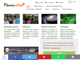 'pamiesvitae.com' screenshot