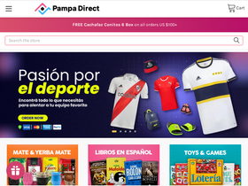 'pampadirect.com' screenshot