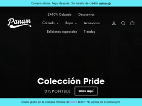 'panam.com.mx' screenshot