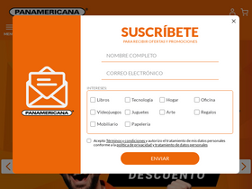 'panamericana.com.co' screenshot