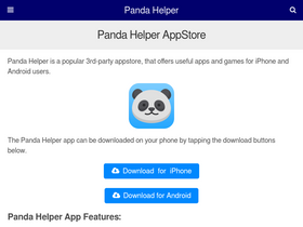 'panda-helper.org' screenshot