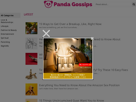 'pandagossips.com' screenshot