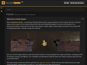 'pandemic-horde.org' screenshot