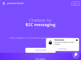 'pandorabots.com' screenshot