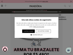'pandoraoficial.com.mx' screenshot