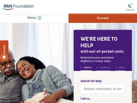 'panfoundation.org' screenshot