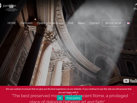 'pantheonroma.com' screenshot