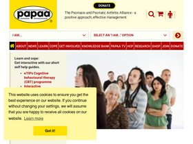 'papaa.org' screenshot
