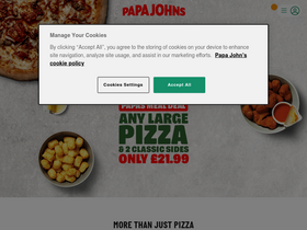 'papajohns.co.uk' screenshot