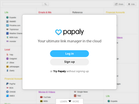 'papaly.com' screenshot