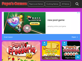'papas-games.io' screenshot