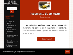 'papeleria-tecnica.net' screenshot