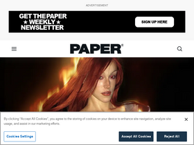'papermag.com' screenshot