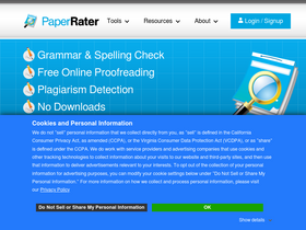 'paperrater.com' screenshot