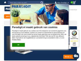 'paradigit.nl' screenshot