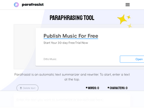 'parafrasist.com' screenshot