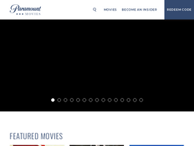 'paramountmovies.com' screenshot