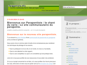 'parapentiste.info' screenshot