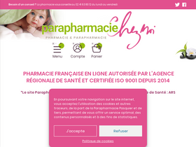'parapharmacie-chezmoi.fr' screenshot