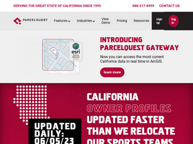 'parcelquest.com' screenshot
