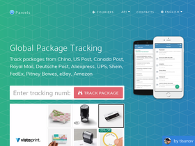 'parcelsapp.com' screenshot