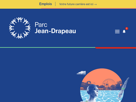 'parcjeandrapeau.com' screenshot