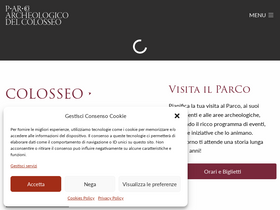 'parcocolosseo.it' screenshot