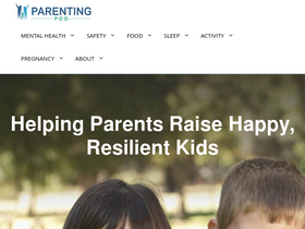 'parentingpod.com' screenshot