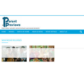 'parentpreviews.com' screenshot